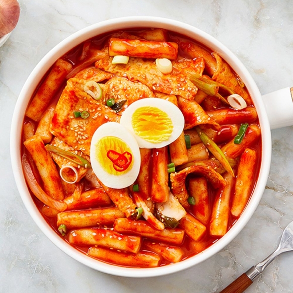 (산지이음)-매콤~달콤 ~추억의 쟁반 냄비 떡볶이 밀키트