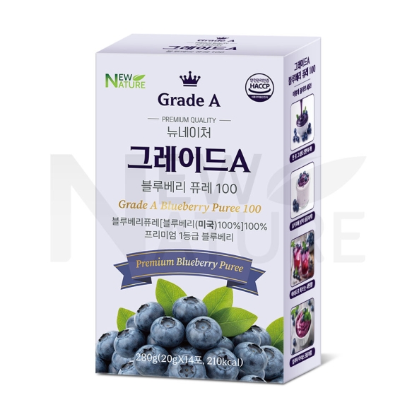 그레이드A 블루베리 퓨레 100 20g*14포