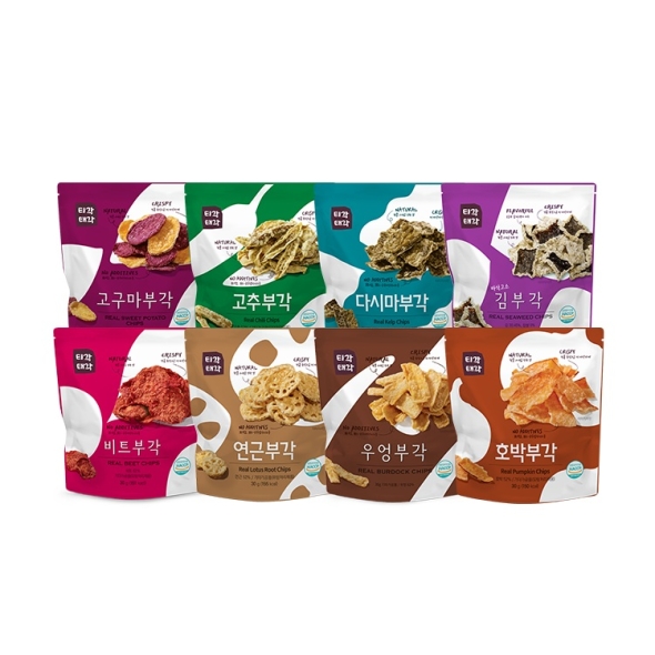 속초 중앙시장 명물 부각티각태각 부각 8종세트_30g*8ea 택일