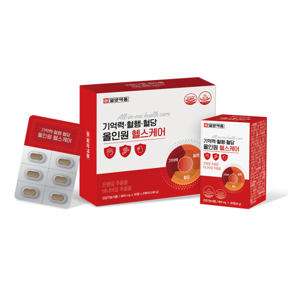 기억력 혈행 혈당 올인원 헬스케어 800mg x 60정