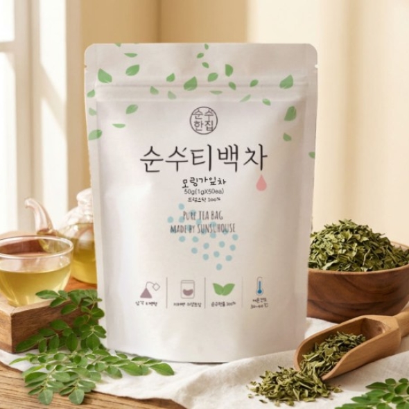 [순수티백]순수한집 모링가잎차 티백 1팩 50개입/2팩 100개입