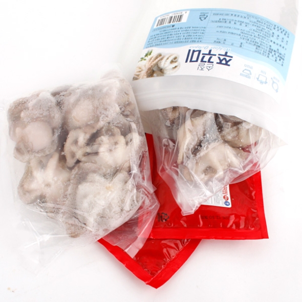[동방유통] 냉동 손질 주꾸미 1팩/2팩/3팩 (팩당1kg/주꾸미2봉+소스2봉) HACCP인증