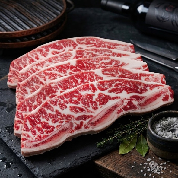 [바라던]미국산 냉동 꽃LA갈비 구이용 1000g