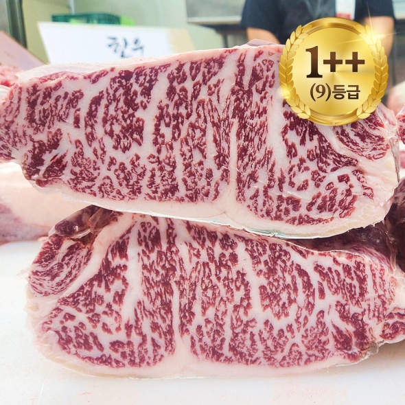 [마장동홈쇼핑] 1++(9) 한우 채끝등심 200g+200g