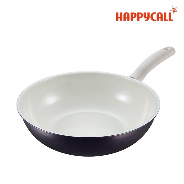 해피콜 사파이어 화이트 IH 4종 세트(28cm+28cm궁중+28유리뚜껑+24계란말이팬)