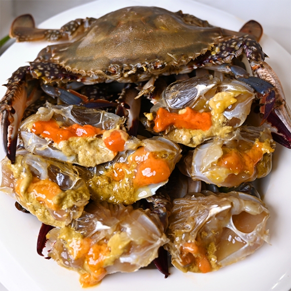 (제철도매)  국내산 연평도 100% 알배기 암꽃게 - 간장게장