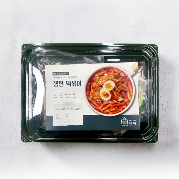 (산지이음)-매콤~달콤 ~추억의 쟁반 냄비 떡볶이 밀키트