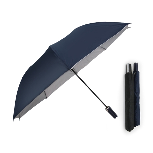 [만원의행복][YS리빙] 폴리 실버 무지 2단 자동우산