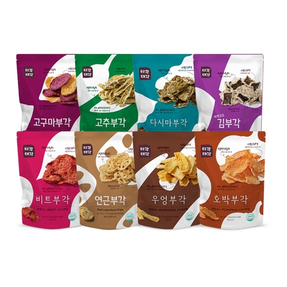 속초 중앙시장 명물 부각티각태각 부각 8종세트_60g*8ea 택일