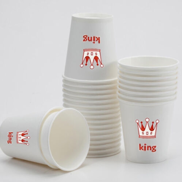 [국내생산] 튼튼한_킹/무지 종이컵 6.5온스 [1000개]
