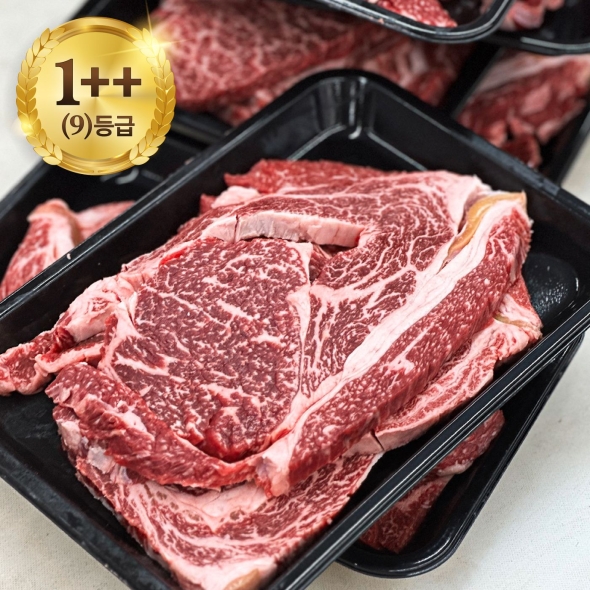 [마장동홈쇼핑] 1++(9) 한우 꽃등심 200g+200g