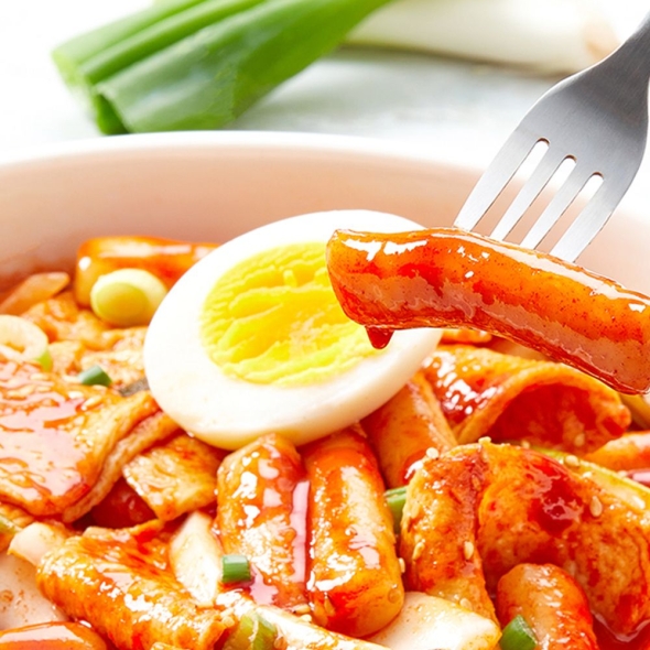 (산지이음)-매콤~달콤 ~추억의 쟁반 냄비 떡볶이 밀키트