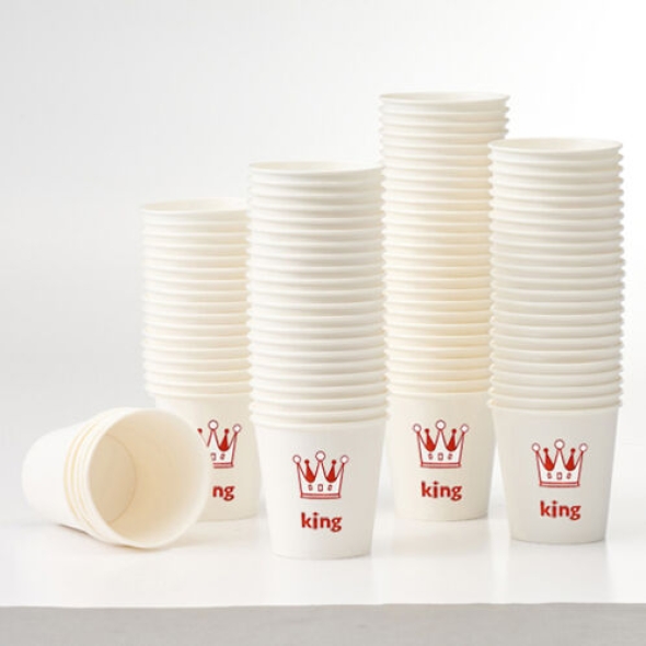 [국내생산] 튼튼한_킹/무지 종이컵 6.5온스 [1000개]