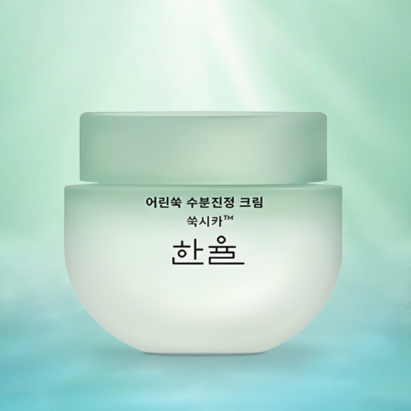 한율 어린쑥 수분 진정 크림 55ml 저자극 수분보습
