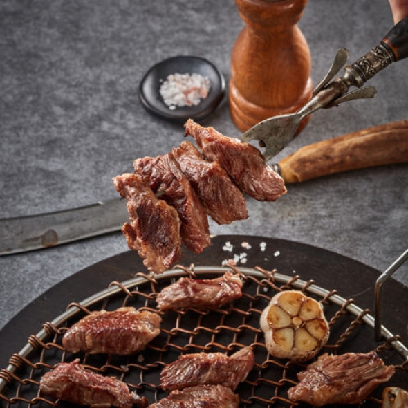 [에이징그라운드] 초이스등급_온가족 양념갈비살 [500g/1kg]