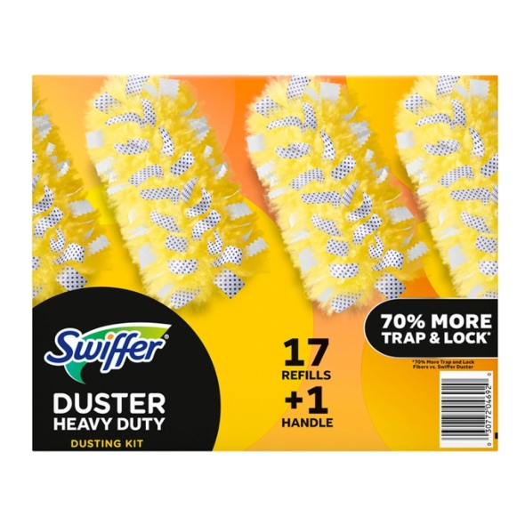 스위퍼 헤비듀티 먼지 청소포 세트 (핸들 1개+청소포 17매) 먼지털이개 코스트코