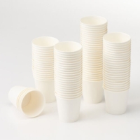 [국내생산] 튼튼한_킹/무지 종이컵 6.5온스 [1000개]