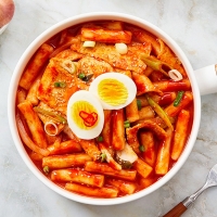 (산지이음)-매콤~달콤 ~추억의 쟁반 냄비 떡볶이 밀키트