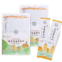 [순수한집]제주감귤 쫀드기 간식 15개입(1팩/2팩)
