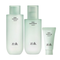 한율 어린쑥 수분 진정 기초 세트 [토너150ml + 플루이드125ml]