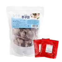 [동방유통] 냉동 손질 주꾸미 1팩/2팩/3팩 (팩당1kg/주꾸미2봉+소스2봉) HACCP인증