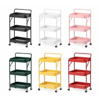 [NEW 런칭] 보프 3단 이동식 폴딩 프리미엄 컬러 수납장