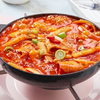 (산지이음)-매콤~달콤 ~추억의 쟁반 냄비 떡볶이 밀키트