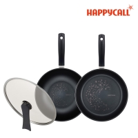 해피콜 사파이어블랙 IH 4종 세트(28cm+28cm궁중+28유리뚜껑+24계란말이팬)
