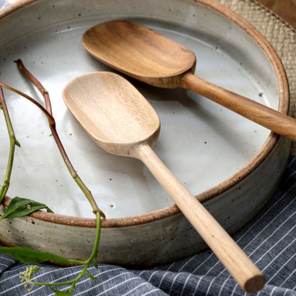  [만원의행복] 홈스토리 프리미엄 원목티크 사각볶음스푼