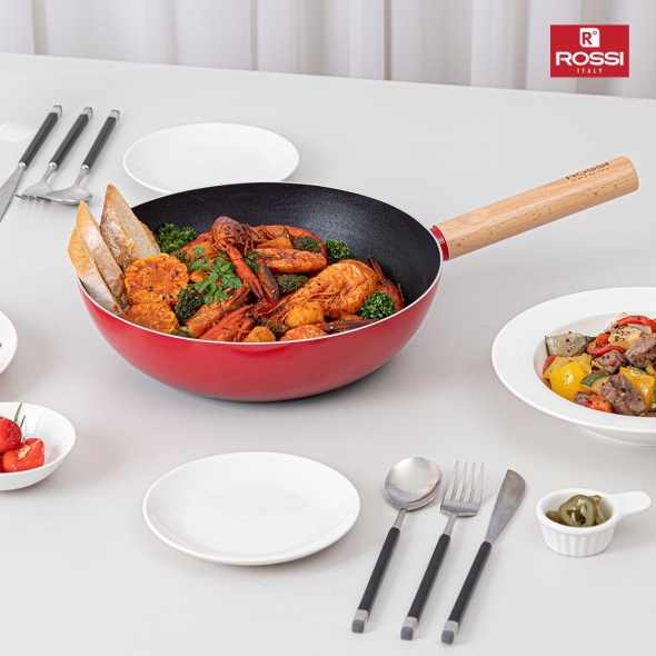 이태리 로시IH투톤레드 후라이팬 20