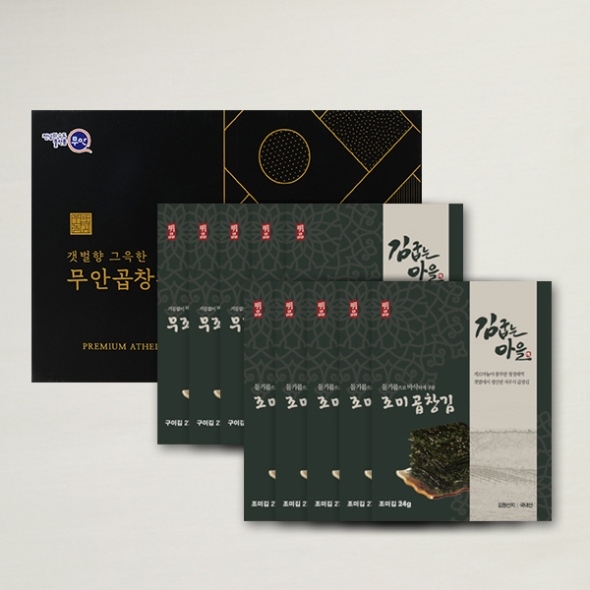 [브라이트데이] 김굽는마을 무조미곱창김 선물세트(20g x 10봉)