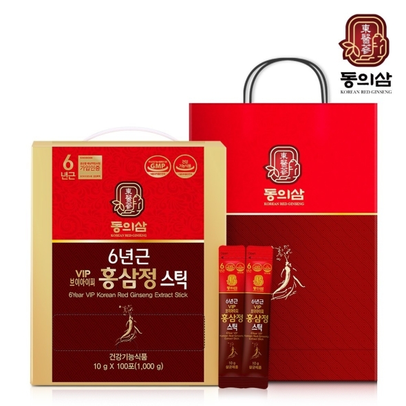 동의삼 6년근 VIP 홍삼정스틱(10g x 100포) 선물세트
