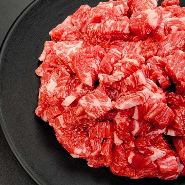 (국내산)   - 1++ 한우국거리 300g   -  [푸른고]
