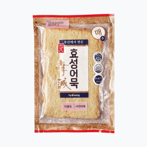 효성어묵 전통 부산 어묵 떡볶이 어묵 220g