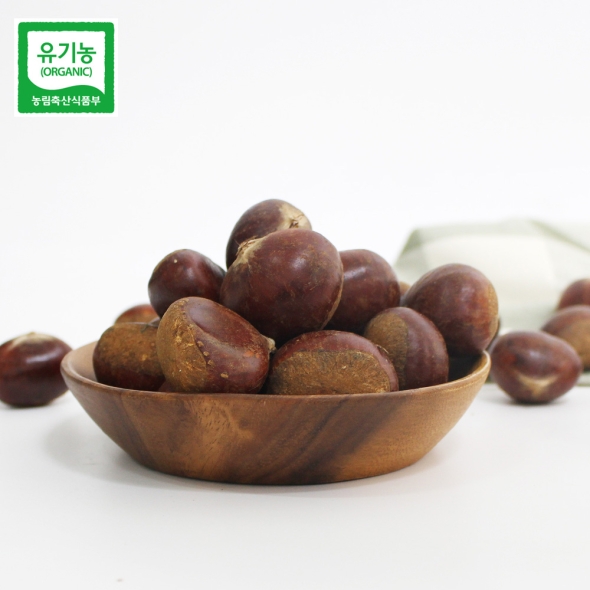 26년산 부여농부의 유기농 대보밤 1kg (특대 / 대 / 중) 유기농밤 산밤 약밤 부여알밤 부여밤