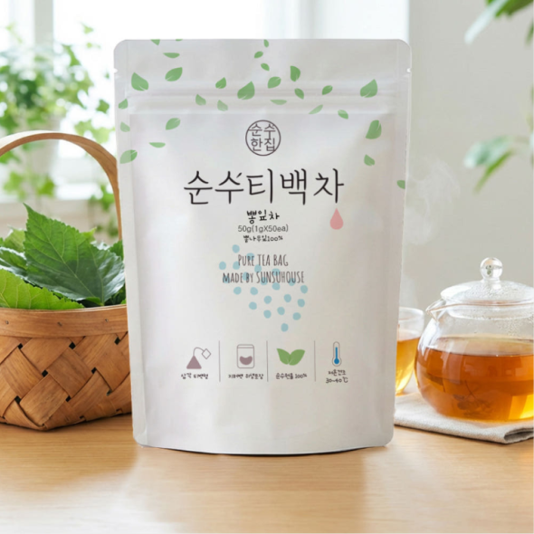 [순수티백]순수한집 뽕잎차 티백 1팩 50개입