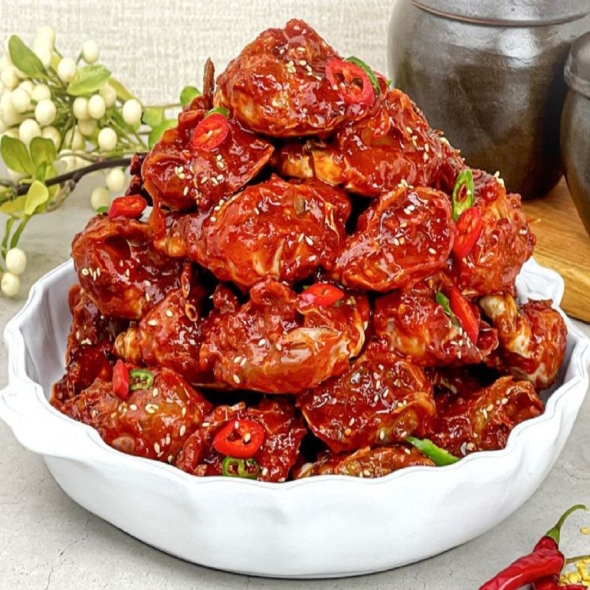 [귀빈정] 26년전통 맛집 국내산 꽃게 태양초고춧가루 양념게장 1kg