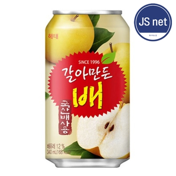 해태 갈아만든배 캔 340ml 24개입