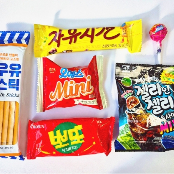 [특별 할인]크리스마스 홀리데이 손잡이상자 간식 6종 과자선물 단체간식,어린이집간식