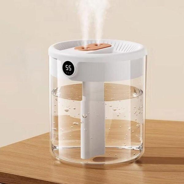 퀸나 컴피 USB 가습기 1.5L 듀얼노즐 무드등 겸용
