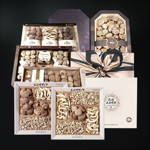 [명절특선][고산농협] 표고버섯 백화고/흑화고슬라이스/혼합 선물세트(7품목) 