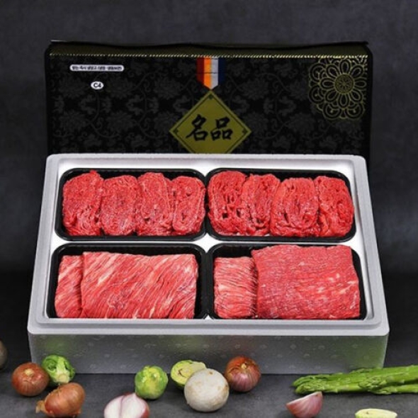 [명품한우] 1등급 구이혼합 세트 [1호-3호] [1.2kg-1.6kg][등/채/불/국] 