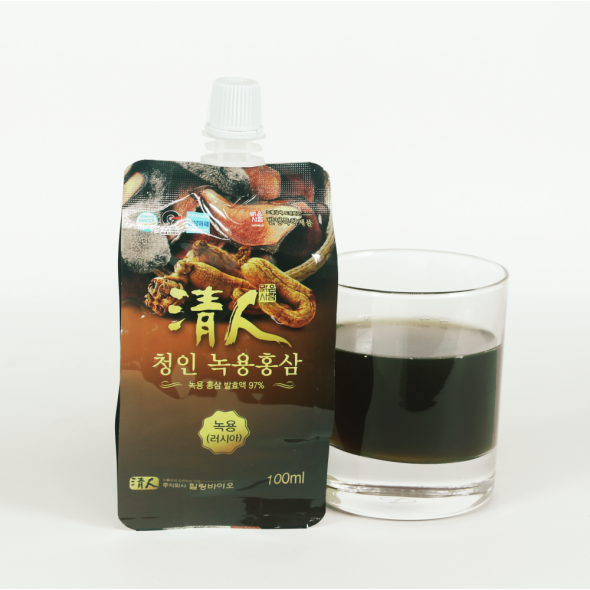 [특별할인] 청인 녹용홍삼 100ml x 60포