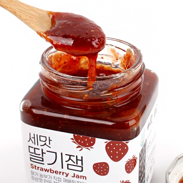 [딸기농부] 농부가 직접 재배한 딸기로 만든 딸기잼 2병/4병(병당 260g)