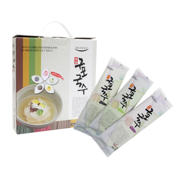 구포국수 3p (소면.강황,시금치)