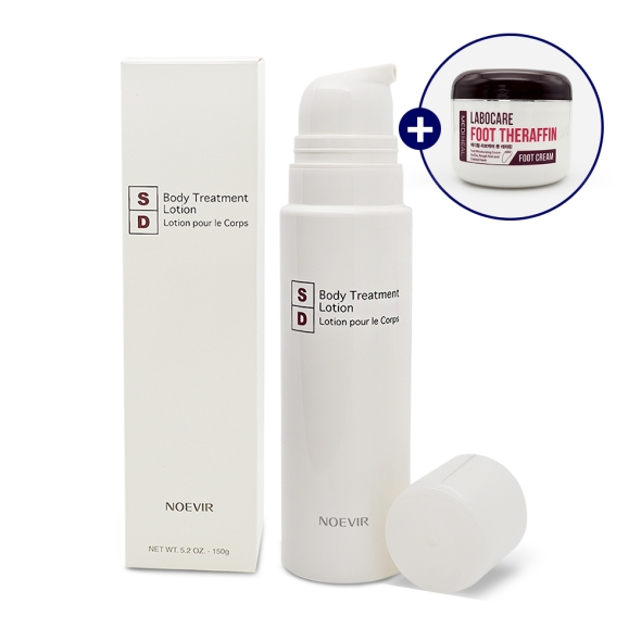 노에비아 SD 무향료 피부가려움 억제 고보습 바디로션 150g+메디힐 라보케어 풋 테라핀 100g