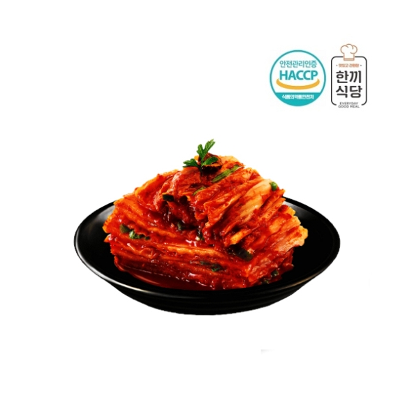 [한울김치] 한끼식당  우리 농산물 100% 매운실비맛김치 1kg