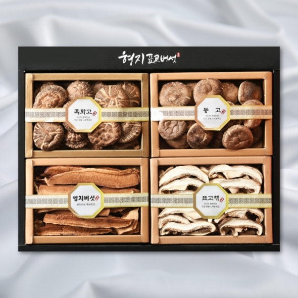 [형지] 표고영지 종합4종4호(흑화고100g+영지버섯100g+동고80g+표고채70g)