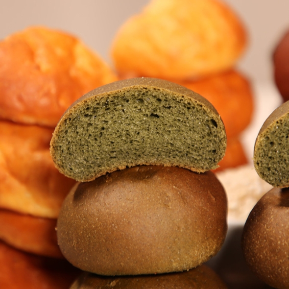 선수빵 쌀과 두유로 만든 속편한 무방부제 비건 고단백 미네랄 가득 국산쑥 볼빵빵 100g