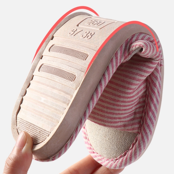 [특별할인] 지알비 스트라이프 사무실 층간소음 인생 슬리퍼 실내화